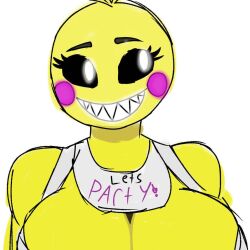 1girls animatronic animatronic_female chicken chicken_girl female five_nights_at_freddy's five_nights_at_freddy's_2 luffgod5 robot robot_girl robot_humanoid scottgames sketch toy_chica_(fnaf)