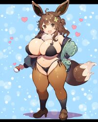 ai_generated awokose big_breasts breeder competition deal eevee gym_leader huge_breasts if_i_lose if_i_win pokemon pokemon_battle pokemon_trainer thick_thighs