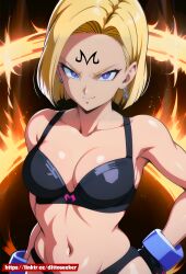 android 18 from dragon ball by dittoseeker
