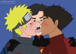 conner_kent crossover dc dc_comics dcamu dcuaom eduardo_dorado_jr gay kissing reign_of_the_supermen skinny sokkanarutodc superboy superboy_(conner_kent) superboy_(dcamu) superman_(series) yaoi young