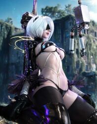 yorha 2b from nier (series) by 7b dream