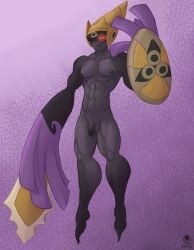 abs aegislash animate_inanimate anthro avencri male male_only penis pokémon_(species) pokemon tagme