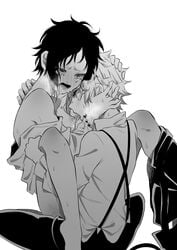 2boys artist_request atsushi_nakajima bungo_stray_dogs gay male_only ryuunosuke_akutagawa tagme yaoi