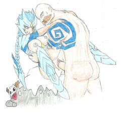 blackfrost_series braum female game gaming ice_drake_shyvana league_of_legends penetration poro_(league_of_legends) riot_games shyvana