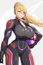 samus aran from metroid by gonzarez