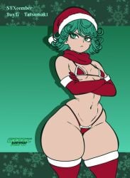 tatsumaki from christmas by gionnic art