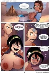 1boy 2girls aang air_nomad airbender_tattoo almost_caught alternate_breast_size ambiguous_penetration anal anal_penetration anal_sex areola areolae ass avatar_the_last_airbender barefoot big_areola big_ass big_breasts blind blush bottom_heavy braided_ponytail breasts busty caiman2 cheating cheating_boyfriend child_bearing_hips cleavage clothed_female clothed_male clothed_male_nude_female clothing clueless comic comic_page completely_nude curvaceous curvy detailed_background dialogue doggy_style earth_kingdom emmabrave english_text erect_nipples erection exhibitionism eyes_rolling_back female hair_loopies hairband huge_ass huge_breasts inviting katara large_breasts long_hair looking_pleasured male male/female multiple_females multiple_girls nipples nude nude_female page_6 pink_nipples pleasure_face rolling_eyes sex size_difference speech_bubble steam steamy_breath straight suggestive taang text thick thick_ass thick_thighs tied_hair toph_bei_fong voluptuous water water_tribe wide_hips