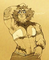 1nonbinary happy_trail nonbinary overwatch suggestive trans_man trans_masc venture zandiiangelspit