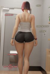 anna williams from tekken by adiex3d