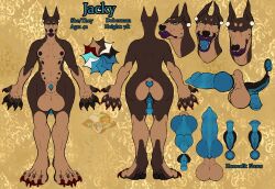 absurd_res animal_genitalia animal_penis animal_vulva anthro anus balls big_clitoris canid canine canine_genitalia canine_penis canis clitoris dobermann domestic_dog ear_piercing ear_ring earrings_only equid equine equine_anus equine_genitalia equine_penis equine_vulva erect_clitoris flare_(disambiguation) flared_clitoris furry genitals gynomorph hi_res horse huge_clitoris intersex jacky_(madrii) knot knotted_penis lips lipstick makeup mammal model_sheet multi_nipple nipples pearl_(disambiguation) penis piercing pinscher reference_image ring_piercing solo thick_lips vulva yonnixart