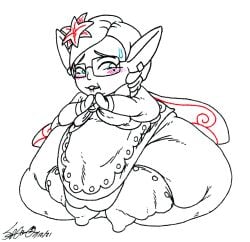 1girls alternate_version_available ass_bigger_than_body ass_bigger_than_head belly_overhang big_ass big_belly blush chubby chubby_female fairy fairy_wings fat fat_female female female_only flower_in_hair huge_ass huge_belly hyper_ass large_ass middle_fab_fairy_(miitopia) middle_fab_fairy_tula mii miitopia monochrome morbidly_obese morbidly_obese_female nintendo obese obese_female overweight overweight_female shortstack shy_expression skeletal_boy thick_thighs tula_(miitopia) xanderdwulfe