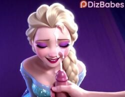 ai_generated animated blonde_hair blue_eyes closed_eyes clothed_female_nude_male clothing cum cum_on_body cum_on_cheek cum_on_face cum_on_lips cumshot disney disney_princess dizbabes dress ejaculation elsa_(frozen) eyeshadow facial from_above frozen_(film) hair_over_shoulder hand_over_mouth kneeling kneeling_oral_position laughing lipstick looking_at_viewer makeup male_masturbation open_mouth penis pov pov_eye_contact projectile_cum single_braid small_breasts smile stable_diffusion surprised tagme talking talking_to_viewer upper_body video