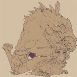 ai_assisted ai_generated all_fours ambiguous_penetration animated animated_image animation anthro armored_female big_breasts bouncing_ass bouncing_balls branch_(blackrabbits) breast_squeeze clothed_sex clothing crying crying_while_penetrated crying_with_eyes_open doggy_style female female_guard_(tree_of_savior) from_behind fucked_from_behind gif gritted_teeth hand_on_head hat held_down hogma_fighter_(tree_of_savior) interspecies leather leather_boots leather_clothing leather_gloves lying_on_ground lying_on_stomach male monster monster_male monster_rape penetration penis pig_nose rape raped_by_enemy raped_by_monster raped_female restrained screaming sex_from_behind sex_slave short_hair size_difference spread_legs tears thigh_boots tree_of_savior