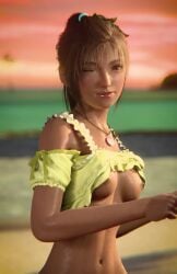 3d 3d_animation animated beach bottomless breasts brown_eyes brown_hair dancing dark-skinned_female dark_skin extremely_large_filesize female female_only female_solo final_fantasy final_fantasy_vii final_fantasy_vii_rebirth h264_(codec) hair_ornamet high_resolution initial_a large_filesize long_hair mp4 no_audio outdoors petite ponytail portrait priscilla_(final_fantasy) solo summer tagme teenage tied_hair vagina video wet wet_skin