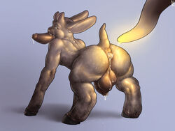 1boy anus balls corruption diphallia diphallism erection foreskin hooves lagomorph male male_only mammal mot multi_genitalia multi_penis nude penis penis_tongue rabbit shiny solo tail transformation uncircumcised uncut unretracted_foreskin