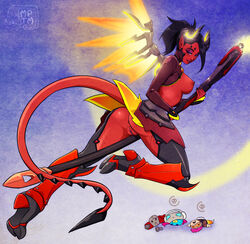 devil mercy from overwatch by my pet tentacle monster
