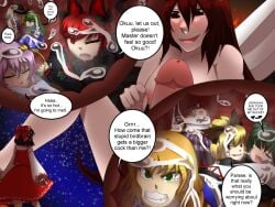 cock_vore dialogue futanari giantess hoshiguma_yuugi kaenbyou_rin kisume koishi_komeiji mizuhashi_parsee mystcustard reimu_hakurei sanae_kochiya satori_komeiji tagme text touhou utsuho_reiuji yamame_kurodani