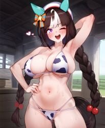 1girls ai_generated animal_ears anthropomorphization artist_request eyes female hair hokko_tarumae_(umamusume) legs skin tagme umamusume umamusume_pretty_derby young