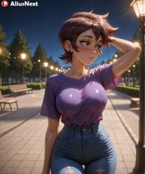 1girls ai_generated aliusnext big_ass big_breasts breasts breasts brown_eyes brown_hair dark-skinned_female dark_skin disney disney_channel female hi_res high_quality high_resolution highres huge_ass huge_breasts lingerie luz_noceda massive_ass massive_breasts mature mature_female patreon sweat sweatdrop sweating sweaty sweaty_body sweaty_breasts tanned thick thick_ass thick_hips thick_legs thick_lips thick_thighs