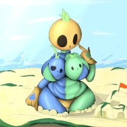 1girls anthro anthrofied ass bowling_bulb_(pvz) breasts breasts female flora_fauna plant plant_girl plant_humanoid plantie plants_vs._zombies plants_vs_zombies popcap_games pussy shen_chao_weibo
