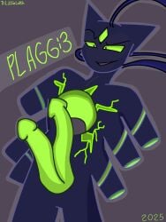 1boy 2025 absurd_res anthro big_penis cat_ears cat_humanoid cock dick erection furry green_eyes green_penis ibispaintx kwami littlelilith male male_only miraculous_ladybug plagg plagg_(miraculous_ladybug) plagg_true_form smile tentacle