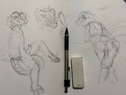4:3 anthro furry lizard male reptile scalie solo