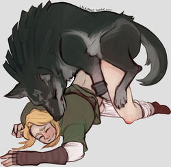 2boys all_fours anal anal_sex anthro ass_up bestiality blush bottomless canine closed_eyes clothed clothing feral feral_on_human feral_on_male from_behind_position gay human human_in_animal_body human_on_feral human_only humanoid interspecies lacrimale link link_(twilight_princess) linkcest looking_pleasured male male/male male_on_feral male_on_male male_only mammal mounting nintendo penetration sapient_animal scrunchy_face selfcest sentient_animal sentient_feral sex signature square_crossover the_legend_of_zelda tumblr twilight_princess url video_games wolf wolf_link yaoi zoophilia