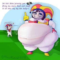 bbw belly_overhang big_beautiful_woman demanding digital_art dominant evil evil_face evil_grin evil_pomni fat fat_ass fat_belly fat_female fat_fetish fattening fatty feedee feederism female female_only fetish flabby_belly glitch glitch_productions gluttony gooseworx gut hungry hungry_for_more meaty_thighs obese obese_female obesity overhang overhanging_belly overweight overweight_female pomni pomni_(tadc) pomni_(the_amazing_digital_circus) tadc the_amazing_digital_circus thick_ass thick_butt thick_thighs thisasecret1111