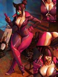 1boy 1girls 2d azuma_yasuo capcom female juri_han m_bison male prostitution street_fighter tagme