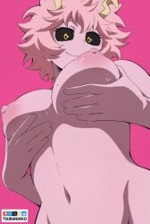 mina ashido from my hero academia by tsuranukko