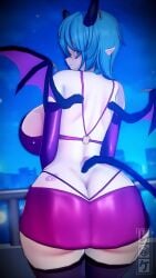 aiko_(my_mom_is_a_hot_succubus) arm_gloves backboob balcony blue_hair cityscape golden_eyes huge_ass huge_breasts locke3k-koi longer_than_10_seconds looking_at_viewer looking_back milf miniskirt mmd my_mom_is_a_hot_succubus night pointy_ears seductive seductive_smile shorter_than_30_seconds sideboob skimpy_outfit smiling succubus succubus_horns succubus_tail succubus_tattoo succubus_wings swaying_hips tagme vertical_video video wide_hips