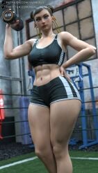 1girls 3d chun-li female female_focus street_fighter tagme yume3dx