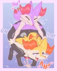 2d 2d_(artwork) 2d_artwork anal anal_sex anal_sex artist_name artist_signature braixen bubble_ass bubble_butt cum cumshot femboy femboy_on_femboy frumples furry furry_male furry_only game_freak gay gay_male gay_sex generation_6_pokemon male male_focus male_on_male male_only nintendo pokémon_(species) pokemon pokemon_(species) pokemon_on_pokemon pokemon_only sex shiny_pokemon thick thick_ass thick_thighs
