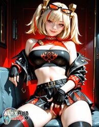 1boy 1girls 2025 2d ai_assisted ai_generated alcohol alcoholic_drink alyxhub anime anime_style beer big_ass big_breasts blonde_female blonde_hair blowjob_face boobjob breasts burnice_white caucasian caucasian_female eyelashes feet female female_focus flexible front_view giant_breasts goth goth_girl gothic hi_res high_resolution highres huge_ass huge_breasts looking_at_viewer male masturbation naked naked_female night nipple_slip nipples nsfw panties panties_aside pov pov_eye_contact pov_male seducing seductive seductive_eyes seductive_gaze seductive_look seductive_mouth seductive_pose seductive_smile slightly_open_mouth smile smiling smiling_at_viewer squeezing squeezing_breasts stockings stockings_thigh_highs submissive submissive_female thick_thighs thighs tight_clothing touching_pussy viewed_from_front zenless_zone_zero
