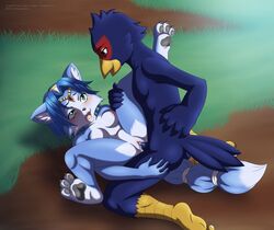 cum cum_in_pussy cum_inside excited falco_lombardi female furry krystal male nintendo nude orgasm penetration penis pussy sex star_fox straight vaginal_penetration video_games xnanchox