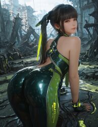 3d ai_generated android android_girl ass eve_(stellar_blade) female female_only machine machine_girl robot robot_girl screenshot seductive solo solo_female stellar_blade
