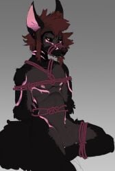 anthro bondage bondage bound english_text femboy male mouse- solo text