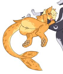 absurd_res alpha_channel anthro duo female fish furry hashi hashi0 hi_res hybrid male male/female marine