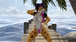 3d apex007 feline lynx miyu_lynx posing pubic_tattoo star_fox tattoo virt-a-mate virtamate womb_tattoo