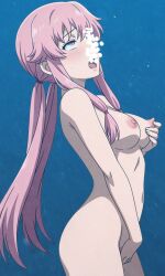 gasai yuno from mirai nikki by 77umiona