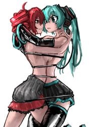 hatsune miku from vocaloid by oreshek