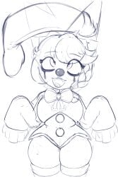 arakira big_dick clown clown_girl clown_makeup clown_nose league_of_legends makeup riot_games shortstack surprise_party_vex tencent the_grind_series vex_(league_of_legends) yordle