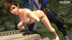 3d animated areolae breasts cakeofcakes clothed_male_nude_female duo female from_behind loop male nipples no_sound overwatch sex soldier_76 source_filmmaker straight tracer video