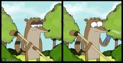 rigby (regular show) from cartoon network by jinasault