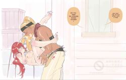 almost_caught athletic athletic_female barefoot blonde blonde-haired_female blonde_female blonde_hair blonde_hair_female clothed clothes clothing dickgirl dominant_female drypancake47 eremite_(genshin_impact) eremite_galehunter_(genshin_impact) futa_on_female futanari genshin_impact hoyoverse implied_futa larger_female long_hair muscular muscular_female nilou_(genshin_impact) penis_in_pussy public public_sex red_hair redhead redhead_female shorter_female smaller_female submissive_female taller_female vaginal vaginal_penetration vaginal_sex