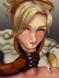 mercy from overwatch by aethosart