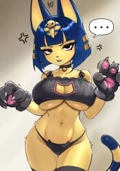 ankha from animal crossing by azuu