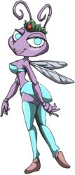 a_bug's_life anthro_only disney female female_only insects pixar princess_atta purple solo stockings tagme