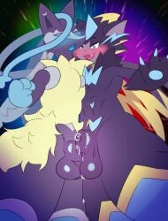 mega lucario z from nintendo by tentabat
