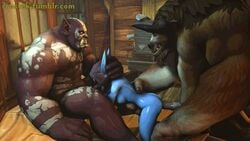 3d animated breasts dark-skinned_male dark_skin doggy_style double_penetration elf elf_female fellatio female from_behind head_grab heroes_of_the_storm horsecock interspecies large_breasts large_penis male male/female monster night_elf oral orc orc_male penis rrostek size_difference source_filmmaker spitroast sylvanas_windrunner tauren tauren_male threesome torso_grab undead undead_female warcraft world_of_warcraft